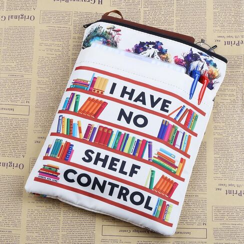 غلاف كتاب عاشق الكتب مع جيب كتاب هدايا دودة المرجعية غلاف كتاب ليس لدي تحكم في الرف أغطية كتب هدايا كتابية واقي كتب (التحكم في الرف) in Kuwait