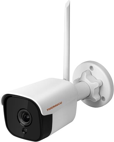 كاميرا TIGERSECU الإضافية لاستخدام نظام أمان WiFi NVR 1080P فقط، مقاومة للطقس، كشف الإنسان بالذكاء الاصطناعي (يُباع مصدر الطاقة بشكل منفصل) in Kuwait