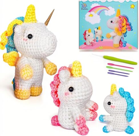 LWYBFBSBS Crochet Kit for Beginners - Complete DIY Crochet Kit for Kids and Adults - Easy and Fun Crochet for Beginners kit for Creative Crafting in Saudi Arabia