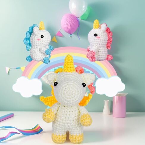 LWYBFBSBS Crochet Kit for Beginners - Complete DIY Crochet Kit for Kids and Adults - Easy and Fun Crochet for Beginners kit for Creative Crafting in Saudi Arabia