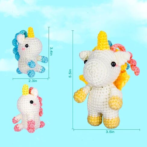 LWYBFBSBS Crochet Kit for Beginners - Complete DIY Crochet Kit for Kids and Adults - Easy and Fun Crochet for Beginners kit for Creative Crafting in Saudi Arabia
