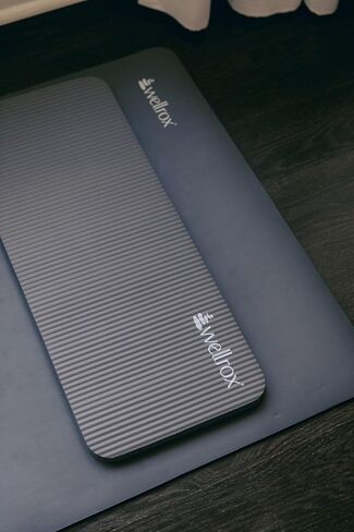 وسادة الركوع - وسادة ركبة لليوجا مضادة للانزلاق - وسادة توازن إسفنجية لحماية المفاصل - بساط ركبة للتمرين - ملحقات اليوجا - رمادي (24 بوصة × 10 بوصة × 5/8 بوصة) in Kuwait