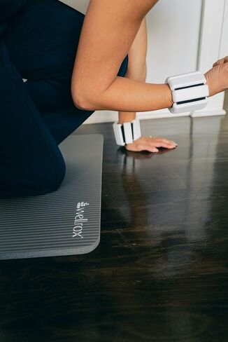 وسادة الركوع - وسادة ركبة لليوجا مضادة للانزلاق - وسادة توازن إسفنجية لحماية المفاصل - بساط ركبة للتمرين - ملحقات اليوجا - رمادي (24 بوصة × 10 بوصة × 5/8 بوصة) in Kuwait