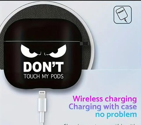 متوافق مع AirPods 1/2 Generation Cartoon Headphone 360 ​​Protection. in Kuwait