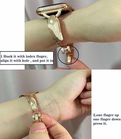 Gold Slim Band Compatible Apple Watch Metal Starlight Bracelet Women 38mm 40mm 41mm 46mm 42mm 44mm 45mm 49mm.Jullstar Stainless Steel Dressy Bling Silver Thin Bangle for iphone Watch Wristband Series Ultra 11 10 9 8 7 6 5 4 SE 3 2 1 in Saudi Arabia