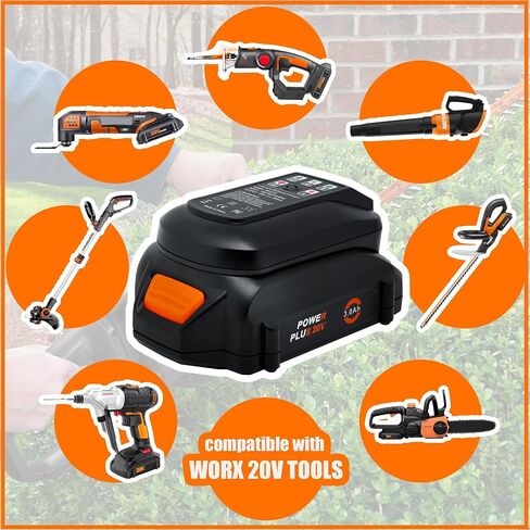 Battery Replacement for Worx Battery 20V and Worx Battery Charger Power Share for Worx 20 Volt Battery WA3520 WA3525 WA3575 WG151s WG155s WG251s WG255s WG540s WG545s WG890 WG891 in Saudi Arabia