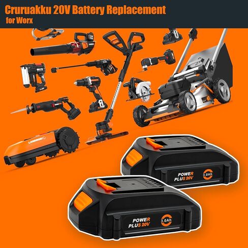 Battery Replacement for Worx Battery 20V and Worx Battery Charger Power Share for Worx 20 Volt Battery WA3520 WA3525 WA3575 WG151s WG155s WG251s WG255s WG540s WG545s WG890 WG891 in Saudi Arabia