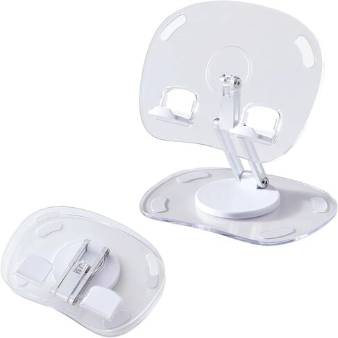 Tablet Stand,Adjustable Tablet Holder for Desk,Foldable Aluminium for iPad Stand Dock Holder for iPad Air 5/4/Mini 6/Mini 5/10.2/Pro 12.9/Pro 11,Portable Monitor（4-12.9inch） in Saudi Arabia
