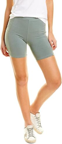 Monrow Women's Biker Shorts, High Waisted with Side Pocket, for Active Workouts from Yoga to Running in Saudi Arabia