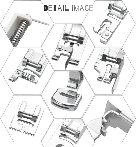 WMYCONGCONG 32 PCS Sewing Machine Presser Feet Set Professional Presser Foot Set for Singer, Brother, Janome and Kenmore, Babylock, Low Shank Sewing Machines in Saudi Arabia
