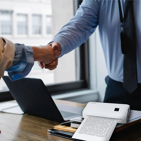 ورق حراري مباشر A4 للطابعة الحرارية المحمولة Terrime A4، ورق لف مقاس 8.27 × 11.69 بوصة، خالي من مادة BPA، 50 ورقة/لفة (عبوتان) in Kuwait