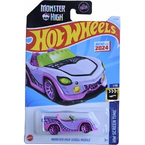 Hot Wheels Monster High Ghoul Mobile, HW Screen Time 1/10 [Purple] 3/250