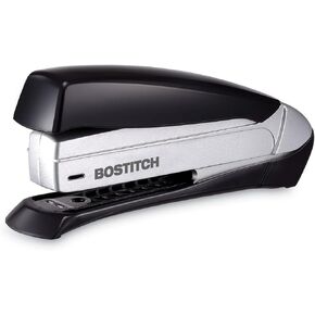 Bostitch Office Inspire Premium Spring-Powered Desktop Stapler - Black/Silver (1433), 20 Sheets