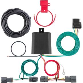 CURT 56328 Vehicle-Side Custom 4-Pin Trailer Wiring Harness, Fits Select Kia Sorento , Black