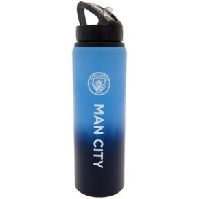 Manchester City F.C. City Man Fc Aluminium Sports Water Drinks Bottle Fade Design XL blue one size K-REY-MC06400