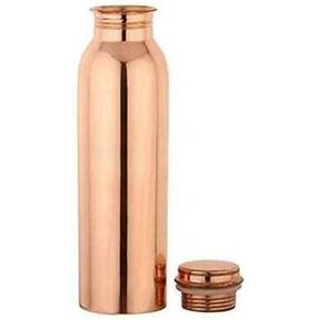 Pure Copper Water Bottle 32 oz Leak Proof Design Vessel Ayurveda Health Benefit Pitcher for Sport, Fitness, Yoga