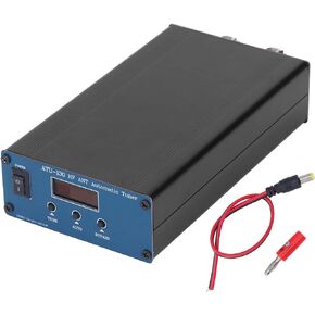 ATU-130 Antenna Tuner 1.8-50MHz 200W Miniature Shortwave Automatic Antenna Tuner 10-15 VDC OLED Display