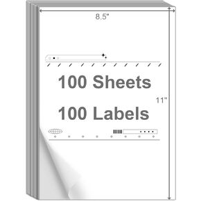 (8164/5164) 6 Up Shipping Address Labels, 3.33" X 4" FBA SKU Barcode Label for Inkjet/Laser Printer (500 Sheet -3000 Labels)