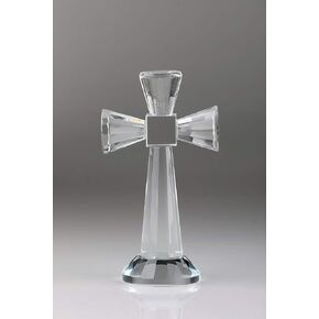 Modern Cross Decor 53.3 inches - Caring Sympathy Gift or Memorial Gifts - Wonderful Addition to Your Christian Décor - Crystal Cross in Gift Box Plane Cross
