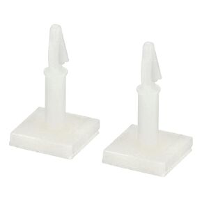PATIKIL Adhesive Standoff, 10 Pack Reverse Mount Insulation Bracket Isolation Column PCB Spacer 0.56" Supporting Height, White