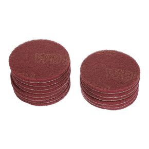 uxcell 5 Inch Scrubber Scouring Pads Drill Scuffing Disc Hoop and Loop Surface Conditioning Disc 14pcs