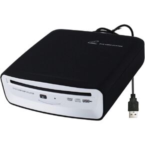 USB Portable CD Player for Car Universal External Car CD Player USB DVD CD Player for Car Android Navigation/TV (Android Version 4.4 and Above) Plug and Play