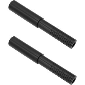 2pcs Golf Club Extension Carbon Rod Extension Rod High Strength Universal Golf Club Extension Rod Accessories Black 102x15mm