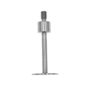 Flat Contact Points for Dial Indicator Depth Gauge 0.4mm Thickness 10mm Diameter M2.5 Thread (A Set)