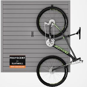 Slat Wall Paneling Garage Storage & Organization Products Garage Wall Organizer Grey Slatwall Panels 4x8 ft Garden Power Tool Organizer Wall Mount Storage Systems, PVC Wall Panels Bike Rack Garage