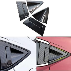 Carbon Fiber Pattern Rear Side Door Handle Bowl Cover Panel Trim Sticker Compatible for Honda HRV 2022 2021 2016 2017 2018 2019 2020 Exterior Accessories Vezel, ABS, 2 Sets
