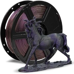 FLASHFORGE HS PLA Filament 1.75mm +/- 0.02mm, Max 500mm/s High Speed Printing, Chameleon Series 3D Printer Filament 1kg(2.2lbs), Perfectly Hide The Layer Line (Abyssal Purple)