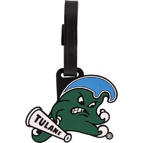 Desert Cactus Tulane University Luggage Tag Green Wave Tags Bag (PVC Luggage Tag - Design A)