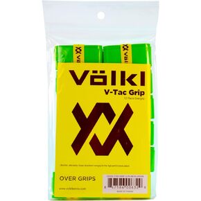 VOLKL V-Tac Grip | Overgrip | Ultra Thin | Ultra Tacky | Super Absorbent | High Performance Tennis Grip