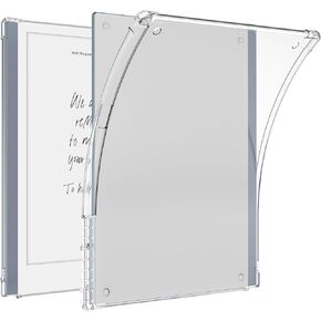 حافظة BOZHUORUI شفافة لجهازين لوحيين رائعين (10.3 بوصة، إصدار 2020) - غطاء خلفي ناعم ومرن من السيليكون الشفاف وخفيف الوزن للغاية مع حامل قلم (شفاف) in Kuwait