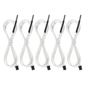 طابعة ثلاثية الأبعاد قابلة للفصل 3950 NTC 100K مستشعر الثرمستور لـ Creality Ender 3 5 CR10 CR-10 CR10 Anet A8 Prusa I3 (عبوة من 5) (HT-NTC100K)