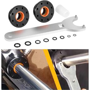 HS5157 HC5345 Front Mount Hydraulic Steering Cylinder Seal Kit with Pin Wrench for HC5340 HC5341 HC5342 HC5343 HC5344 HC5346 HC5347 HC5348 HC5358 HC5365 HC5375 HC5394 HC5445 HC6750 HC6751 HC6752