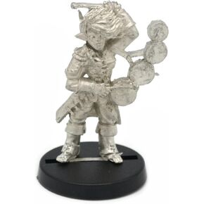 Stonehaven Half-Orc Bard Miniature Figure (for 28mm Scale Table Top War Games) - Made in USA