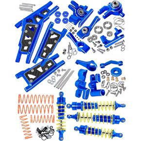 Upgrades Part for 1/10 Slash/Rustler/Stampede 4x4 VXL,Alloy RC Shock Absorber,Caster Block,Steering Blocks,Rear Stub Axle Carriers,Steering Bellcranks,Suspension Arm,Titanium