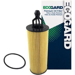 ECOGARD X10040 Premium Cartridge Engine Oil Filter for Conventional Oil Fits Jeep Grand Cherokee 3.6L 2014-2021, Wrangler 3.6L 2014-2021, Cherokee 3.2L 2014-2021, Wrangler JK 3.6L 2018