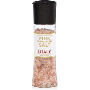 Litany Pink Himalayan Salt - Pet Jar with Grinder in Saudi Arabia