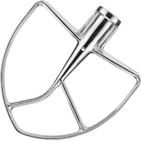 Replacement parts,Stainless steel Flat Beater Attachment,compatible with Kitchenaid 6Qt，7 Qt and 8 Quart Stand Mixers(KP26M1, KP26M1XFQ,KSM7990, KSM7581,KSM8990ER0, KSM8990ES0, KSM8990NP0)