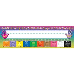 Teacher Created Resources Modern Printing Flat Name Plates (4307)