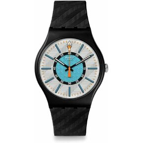 Swatch Unisex Casual Watch Black Bioceramic Quartz Good to GORP