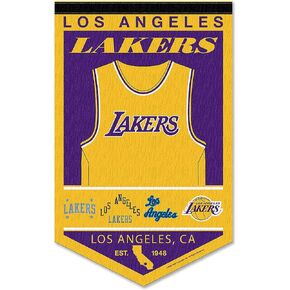 Los Angeles Lakers Heritage History Banner Pennant