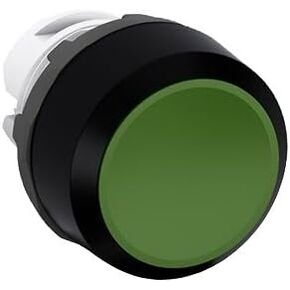 ABB MP1-10G Push Button Operator, 22 mm, Momentary, Flush Operator, Green