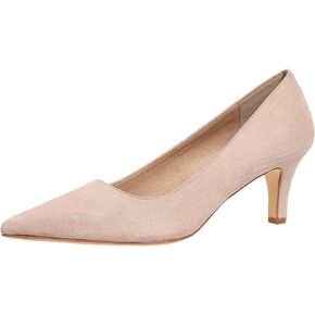 Women's Kitten Heel Pumps 2 inch Closed Pointed Toe Heels Comfortable Shoes for Women Dressy Wedding Office US 5-11