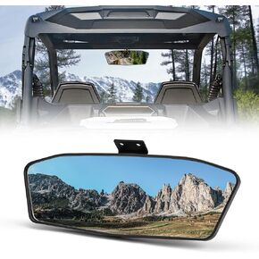 Kemimoto UTV Center Mirror, Rear View Center Interior Mirror Compatible with 2017-2023 Can Am Maverick Trail Sport MAX 2021 2022 2023 Commander Replace OEM#715004924 715003638