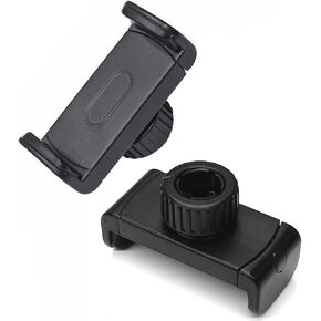 Phone Holder for Ring Light, 2 Pack Phone Mount Ring Light Phone Holder Attachment, Phone Clamp Mount for Ring Light Phone Holder Replacement/Phone Stand/Car Mount Fits All 17mm/0.67in Ball Joint