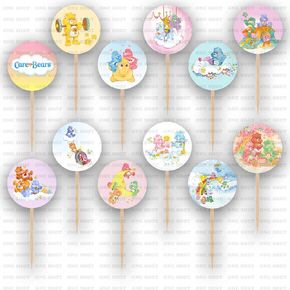 Care Bears Cupcake Toppers Supplies