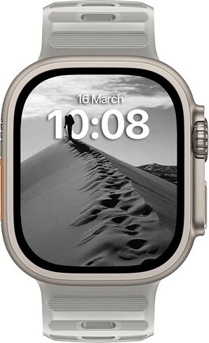 UC1 Sport Band Compatible with Apple Watch Bands Ultra Se 49mm 45mm 44mm 42mm 41mm 40mm 38mm Men Women Series 9 8 7 6 5 4 3 2 1 iWatch Strap Silicone Abyss Blue in Kuwait